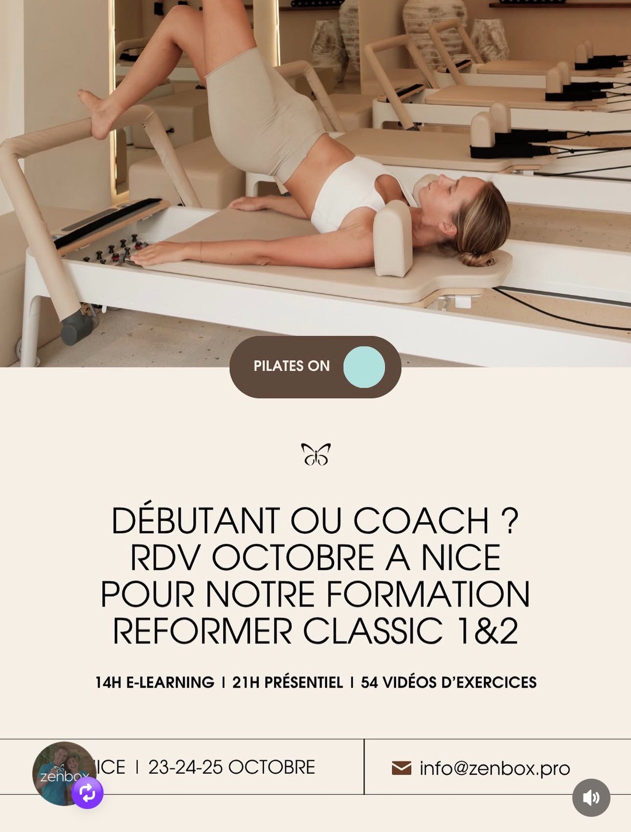 🎓 FORMATION PILATES REFORMER CLASSIC 1 & 2