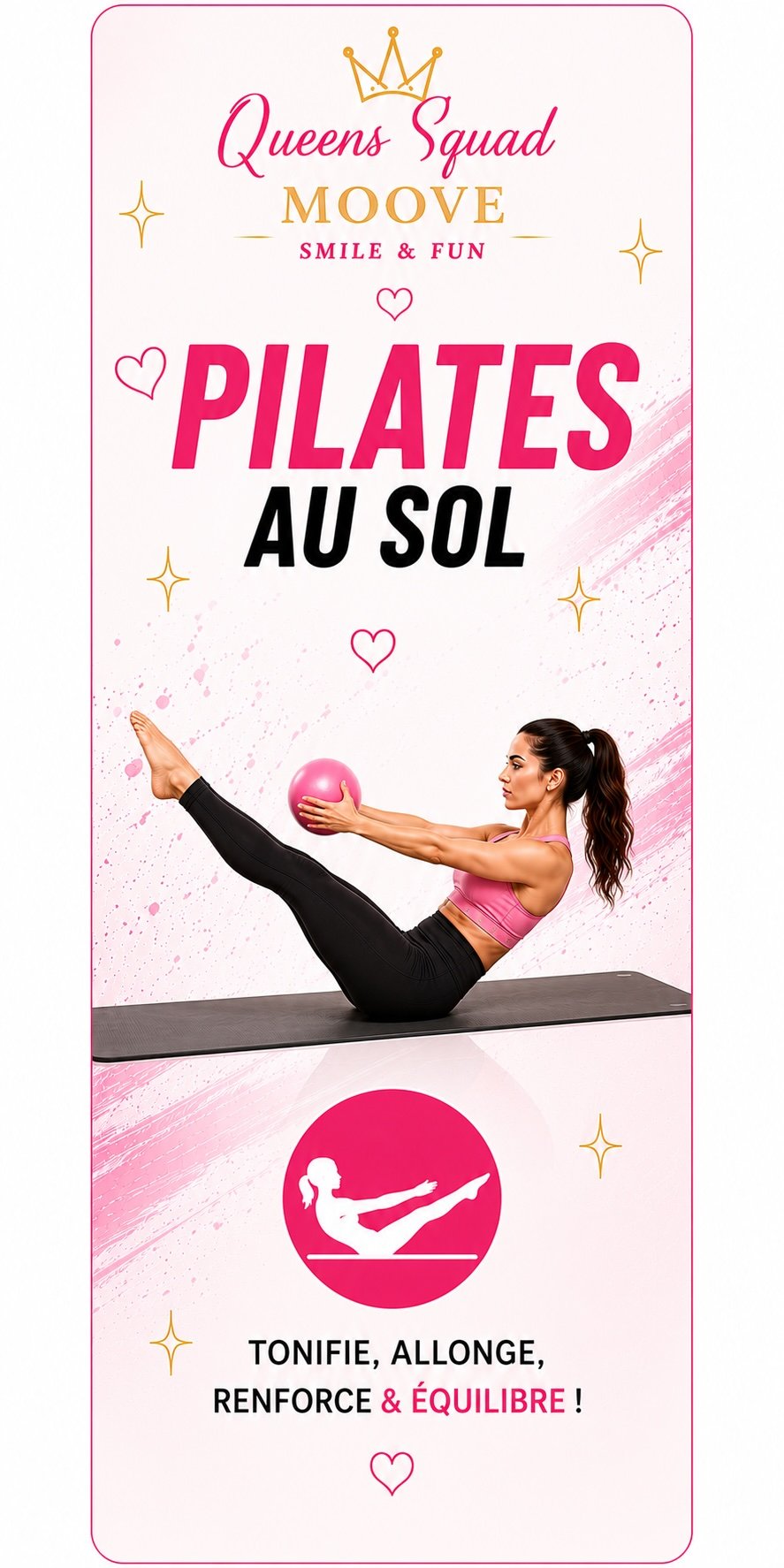 Pilates Matwork au sol à La Gaude (06) | Ecole puriste Pilates